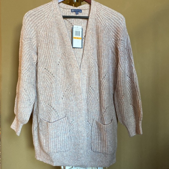 Democracy Sweater knit Cardigan light pink
Long Sleeve 2 Front Pockets SZ S new - Picture 3 of 7